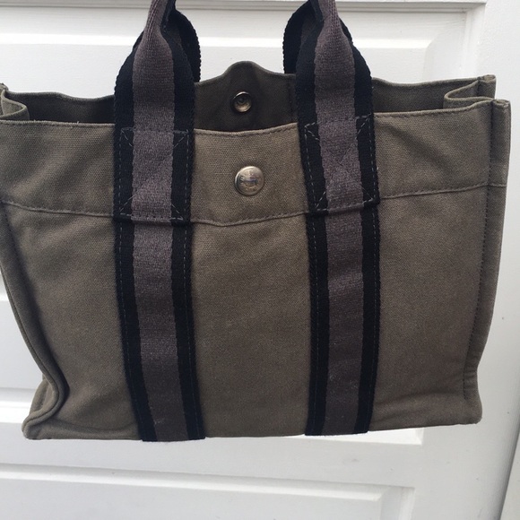 Hermes canvas tote - Picture 3 of 12